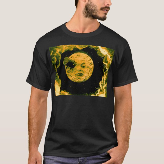 T-shirt Un voyage à la lune (Devant)