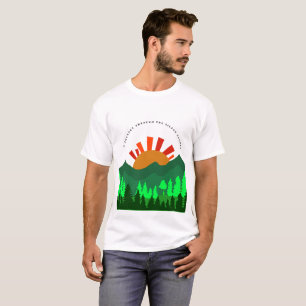 T-shirt Un voyage à travers les pentes silencieuses Rétro 