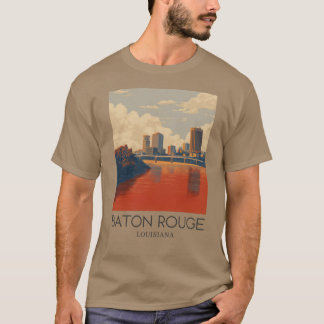 T-shirt Un voyage d'art Imprimer Baton Rouge 1