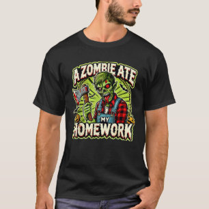 T-shirt Un Zombie Mangé Mon Costume Halloween Halloween Dr
