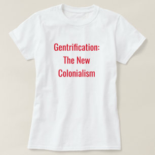 T-shirt Unapologetically noir : Embourgeoisement