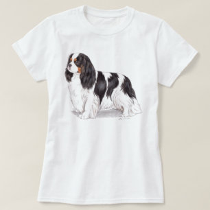 T-Shirt: unbekümmerter König Charles Spaniel T-Shirt