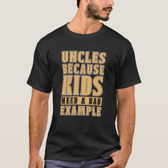 T-shirt Uncle Family  Uncle   2 (Devant)