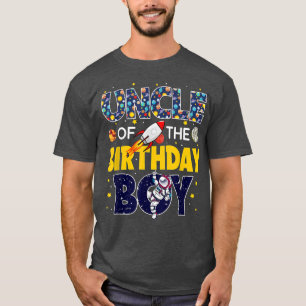 T-shirt Uncle of The Birthday Boy  Outer Space Daddy Papa 