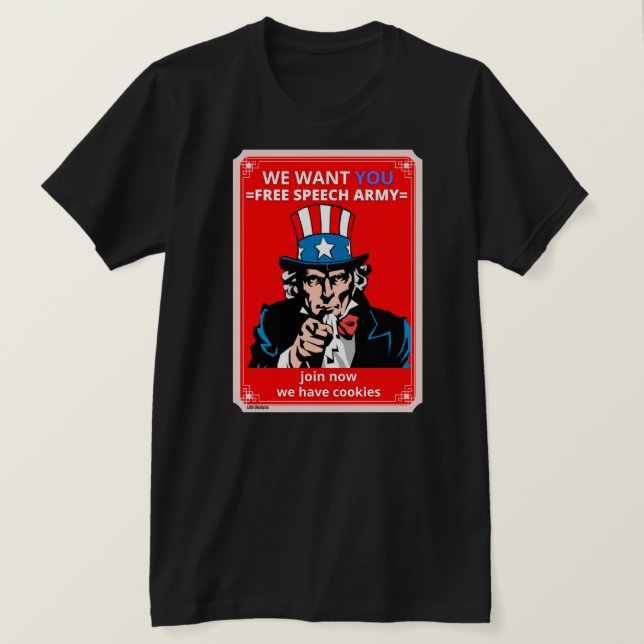 T - Shirt "UNCLE SAM" (Design vorne)