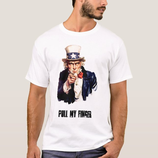 T-shirt Uncle_Sam_ (pointing_finger), TRACTION… - (Devant)