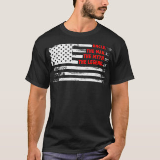 T-shirt Uncle The Man Myth Legend American USA Fatheru201