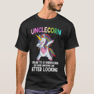 T-shirt Unclecorn le plus frais Lifestyles Funny Uncle col