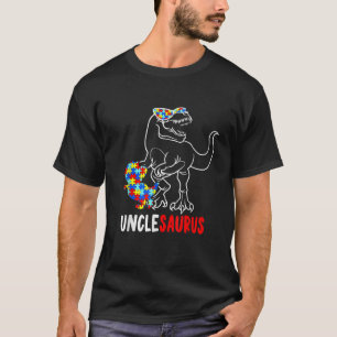 T-shirt Unclesaurus Dinosaur T Rex Uncle Saurus Autisme Aw