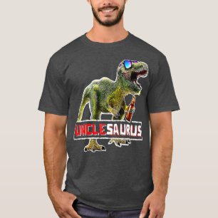 T-shirt Unclesaurus Rex Beer T Rex Dinosaur Fun Uncle