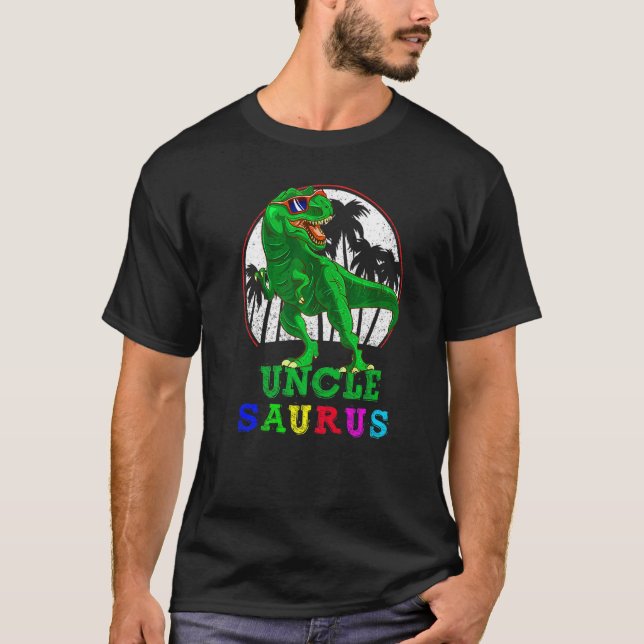 T-shirt Unclesaurus Rex Dinosaur Hommes Oncle Saurus Famil (Devant)