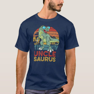 T-shirt Unclesaurus T Rex Dinosaur Funny Uncle Vintage