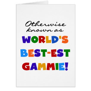 T - Shirt und Geschenke der weltbesten Gammie