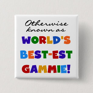 T - Shirt und Geschenke der weltbesten Gammie Button