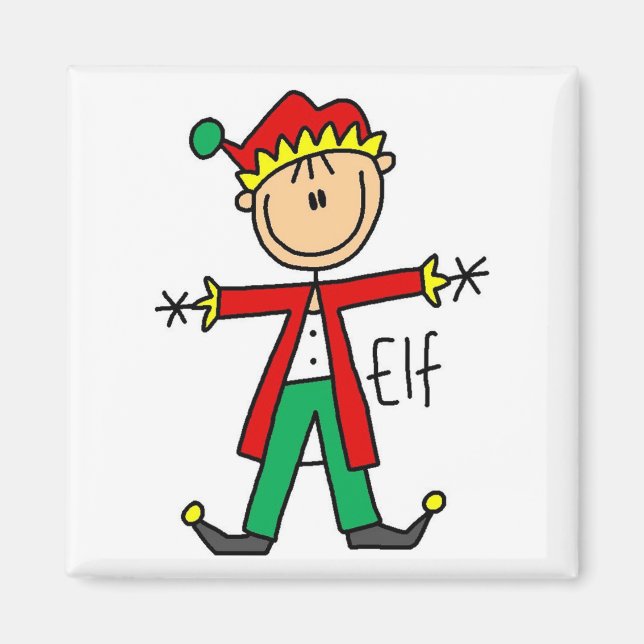T - Shirt und Geschenke für den Urlaub am Elf Magnet (Vorne)