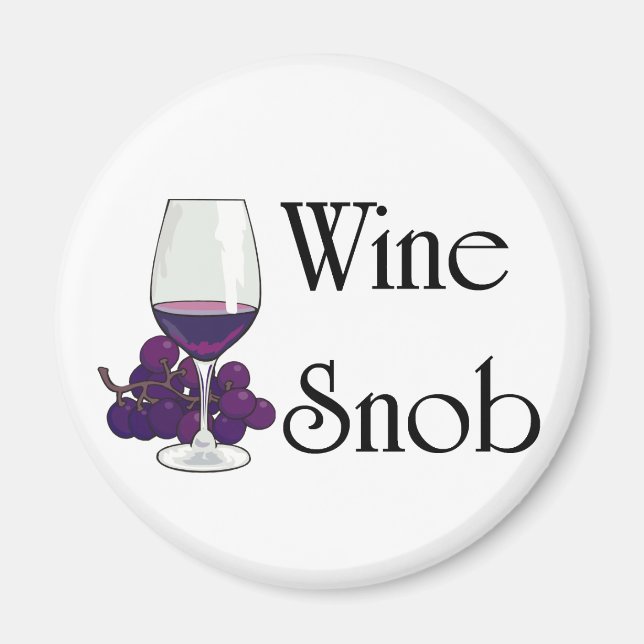 T - Shirt und Geschenke für den Wein. Magnet (Vorne)