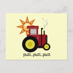 T - Shirt und Geschenke für die rote Farm Postkarte