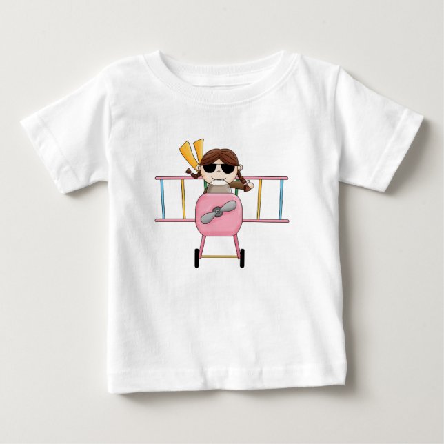 T - Shirt und Geschenke für Girl Pilot (Vorderseite)