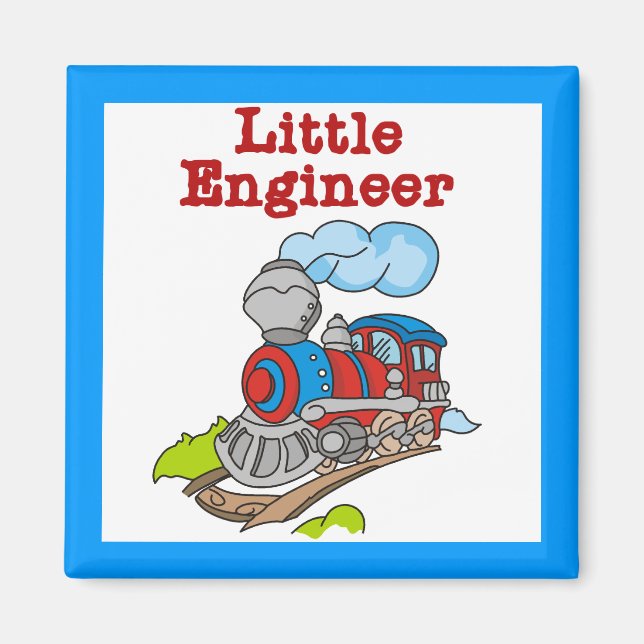 T - Shirt und Geschenke für kleine Ingenieure Magnet (Vorne)
