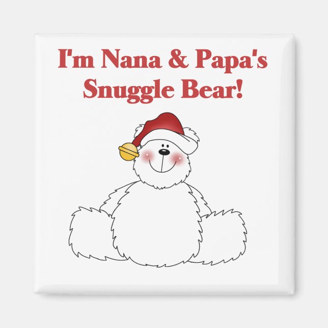 T - Shirt und Geschenke für Nana und Papa Magnet (Vorne)