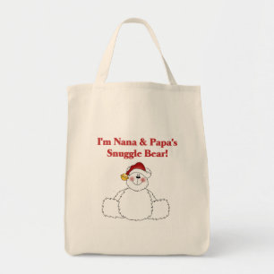 T - Shirt und Geschenke für Nana und Papa Tragetasche