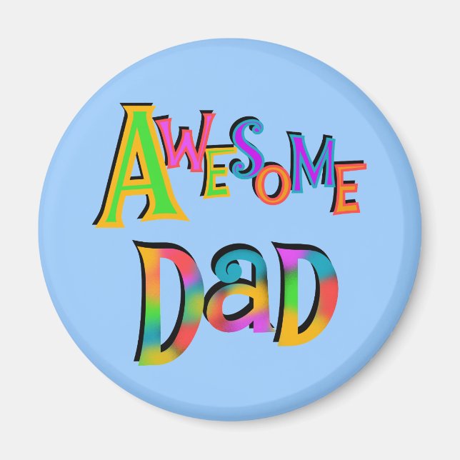 T - Shirt und Geschenke für phantastische Väter Magnet (Vorne)