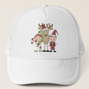 T - Shirt und Geschenke für Rentiere und Elfen Truckerkappe