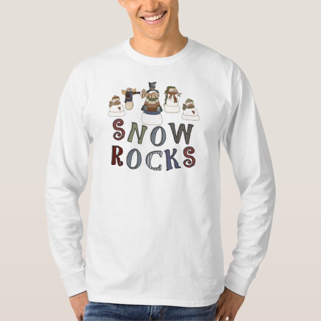 T - Shirt und Geschenke für Schneegesteine (Vorderseite)