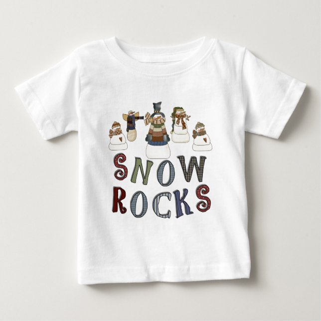T - Shirt und Geschenke für Schneegesteine (Vorderseite)