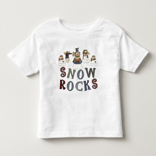 T - Shirt und Geschenke für Schneegesteine (Vorderseite)