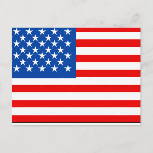 T - Shirt und Geschenke unter der Flagge der Verei Postkarte