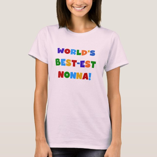 T - Shirt und Geschenke zu den schönsten Nonna-Bri (Vorderseite)