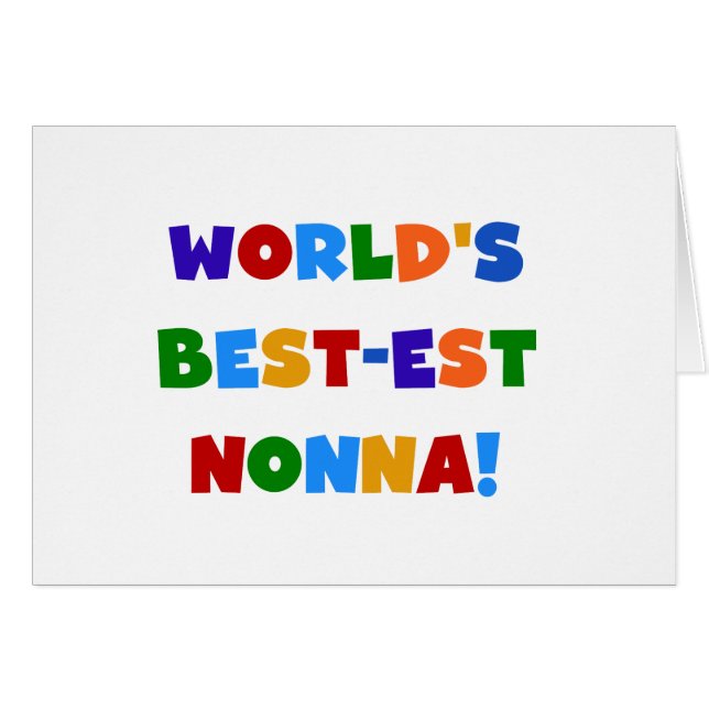 T - Shirt und Geschenke zu den schönsten Nonna-Bri (Vorderseite (Horizontal))