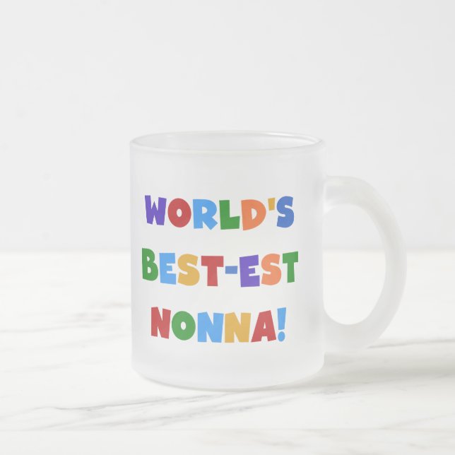 T - Shirt und Geschenke zu den schönsten Nonna-Bri Mattglastasse (Rechts)
