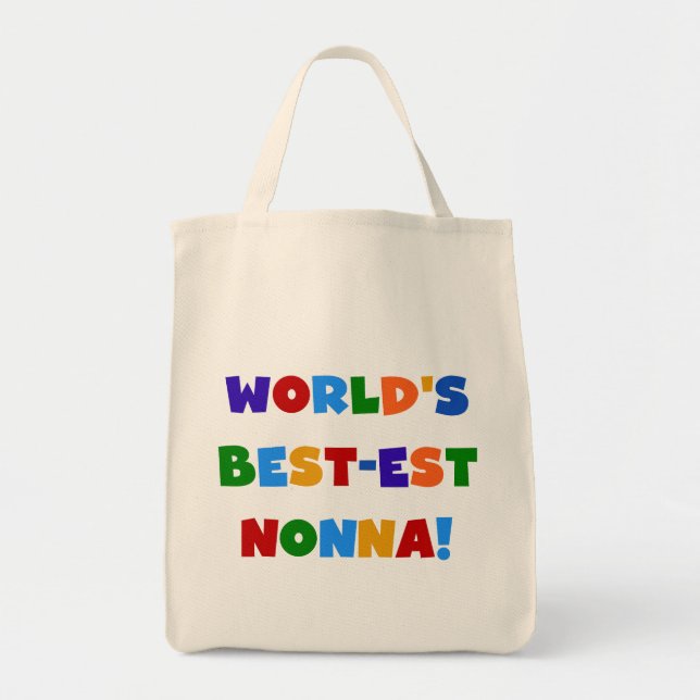 T - Shirt und Geschenke zu den schönsten Nonna-Bri Tragetasche (Vorne)