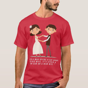 T-Shirt- und Hochzeitsfeier-T-Shirts T-Shirt