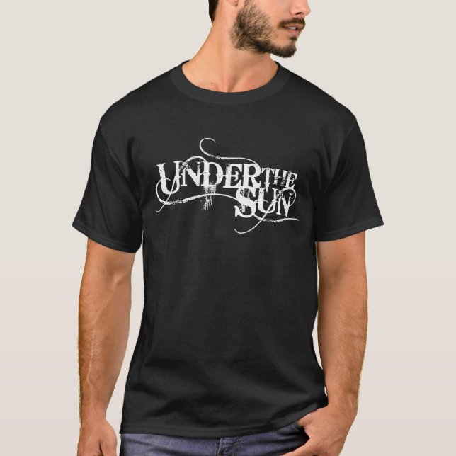 T-shirt UnderTheSun - pièce en t du noir des hommes (Devant)