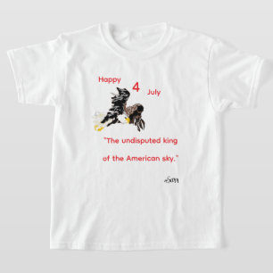T-Shirt : undisputierter König , Der kahle Adler.