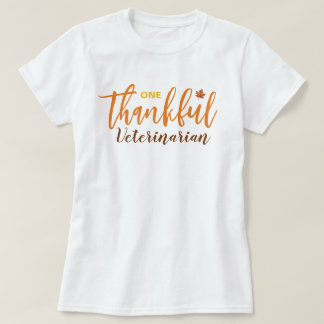 T-shirt Une Action de Grâce d'un vétérinaire reconnaissant