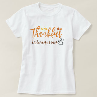 T-shirt Une Action de Grâce d'un vétérinaire reconnaissant