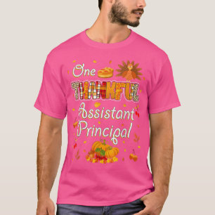 T-shirt Une Adjointe Principale Remerciements Automne Reme