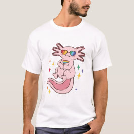 T-shirt Une adorable Fierté Axolotl