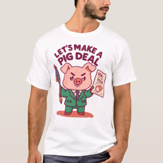 T-shirt Une affaire de cochon