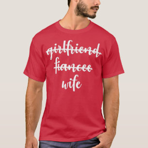 T-shirt Une amie Fiancée Femme Mignonne Couples Mariés Amu