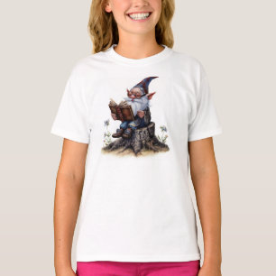 T-shirt Une aquarelle Peinture d'un vieux génome lecture