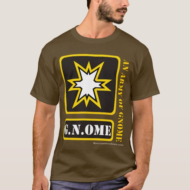 T-shirt Une armée de gnome (Devant)