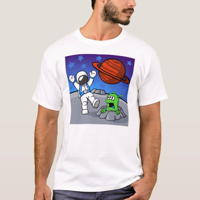 T-shirt Une aventure d'espace extra-atmosphérique (Devant)