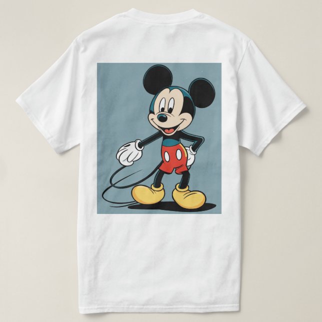 T-shirt Une aventure musicale avec Mickey Muse (Design dos)