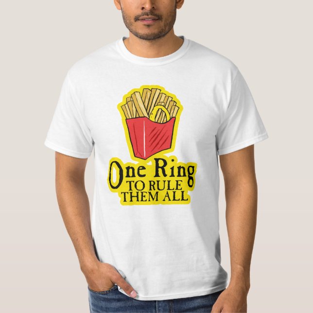 T-shirt Une Bague Pour Les Régler Toutes (Devant)