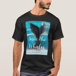 T-shirt Une baleine - Sauvez les baleines